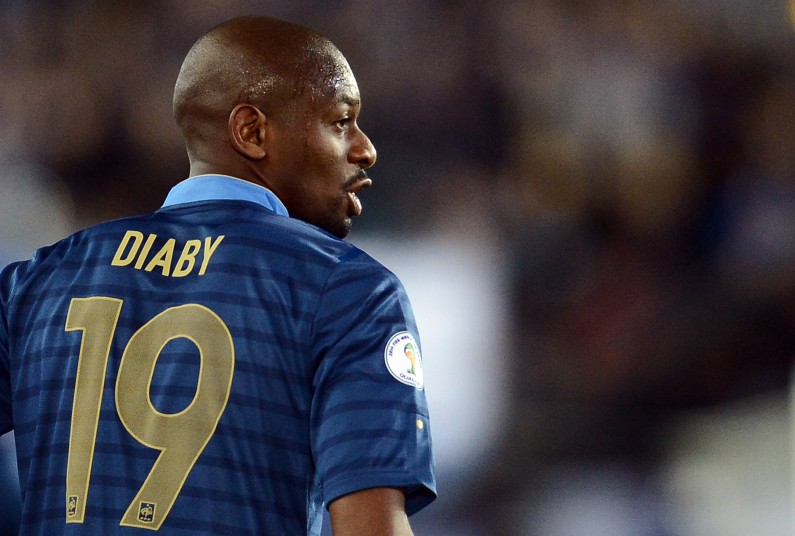 Abou Diaby en équipe de France en septembre 2012