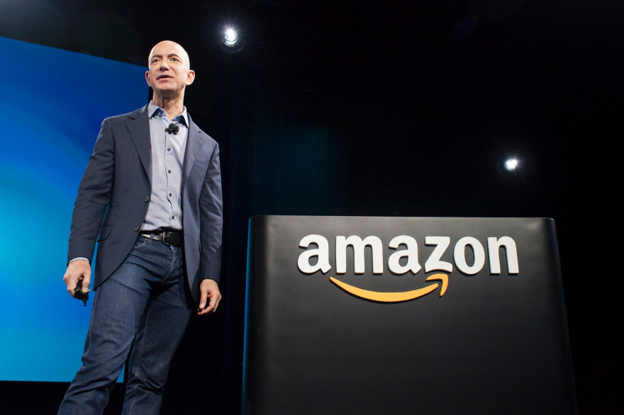 Jeff Bezos, le PDG d'Amazon (illustration)