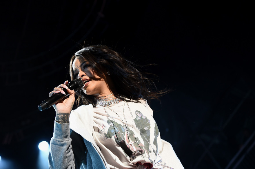 La chanteuse Rihanna au festival "Madness Music" à Indianapolis, le 4 avril 2015.