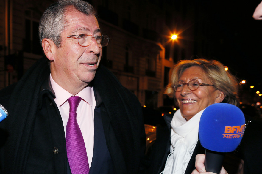 Isabelle et Patrick Balkany à l'anniversaire de Nicolas Sarkozy en 2013.