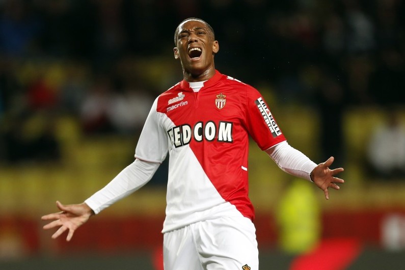Anthony Martial sous le maillot de l'AS Monaco en octobre 2013