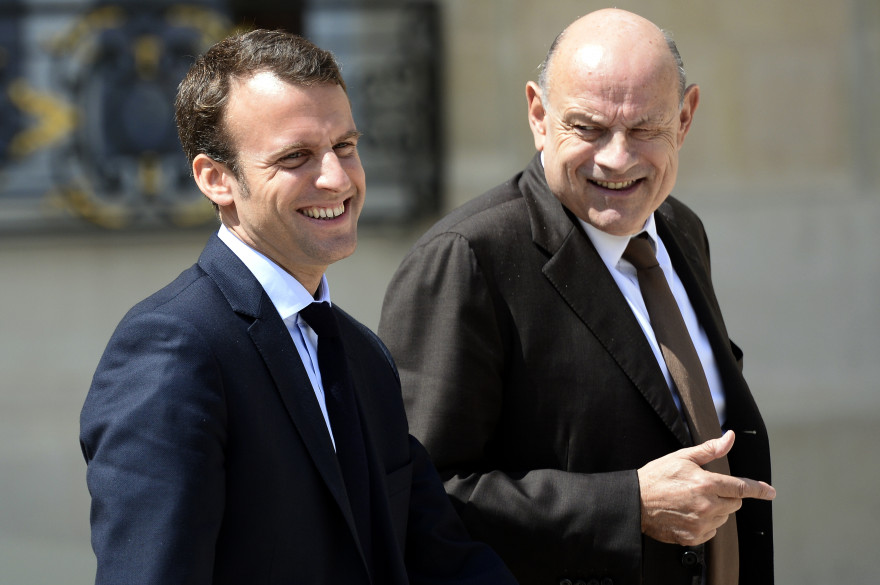 Emmanuel Macron et Jean-Marie Le Guen à l'Élysée en juin 2015