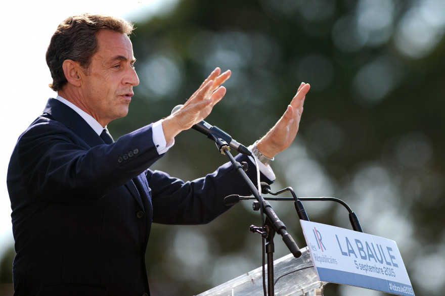 Nicolas Sarkozy à La Baule le 5 septembre 2015.