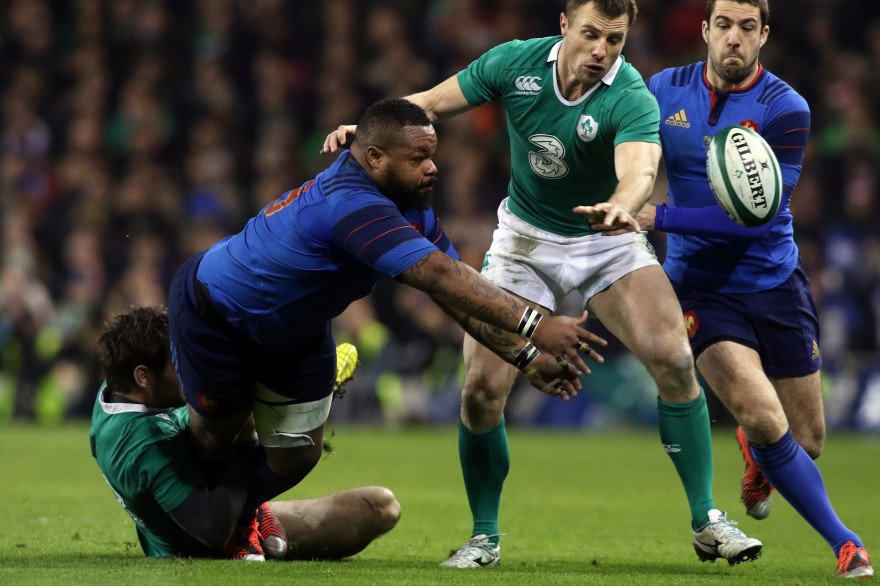La France de Mathieu Bastareaud se trouve dans la poule D avec l'Irlande, l'Italie, la Roumanie et le Canada