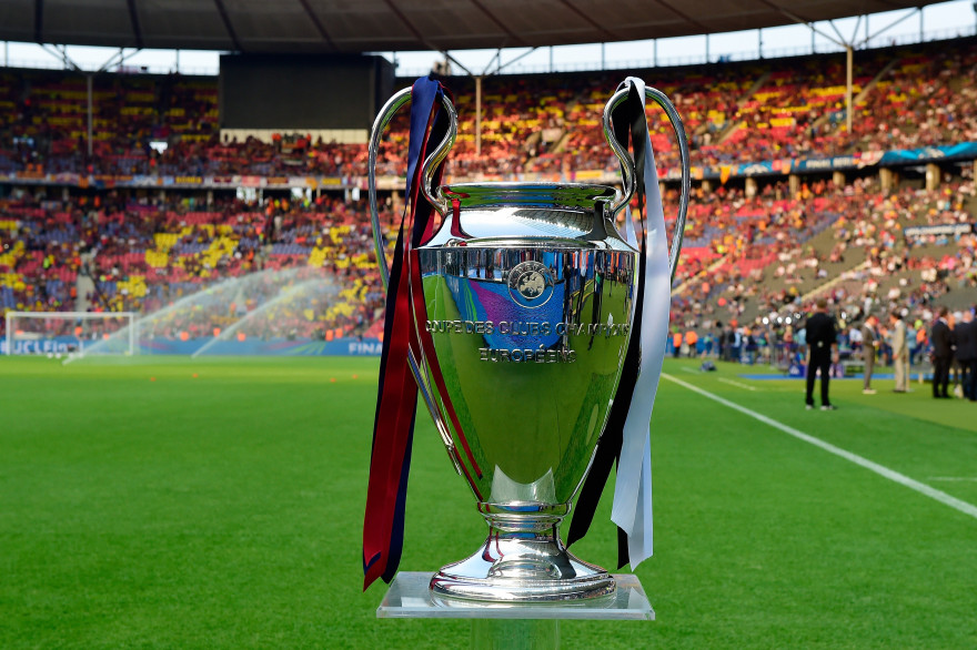 Le trophée de la Ligue des champions en juin 2015 à Berlin