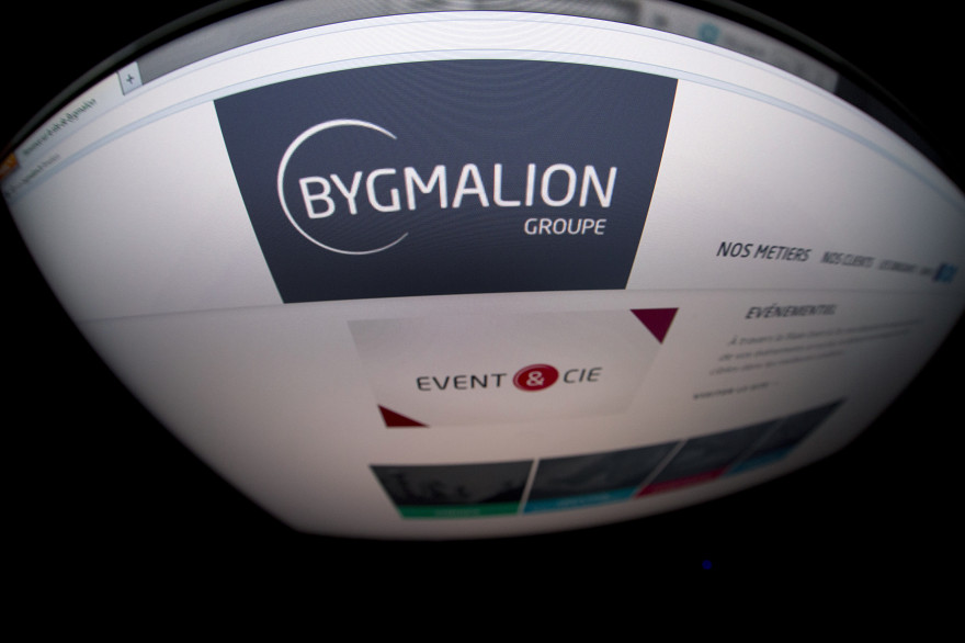 Photo du site web de Bygmalion. (Illustration)