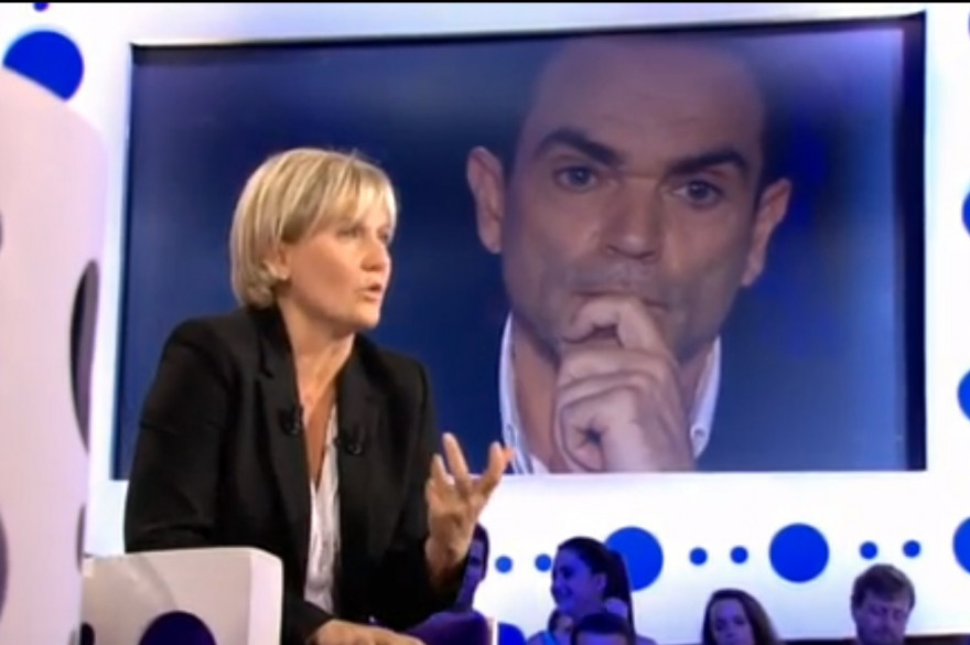 Nadine Morano dans "On n'est pas couché" le 26 septembre 2015