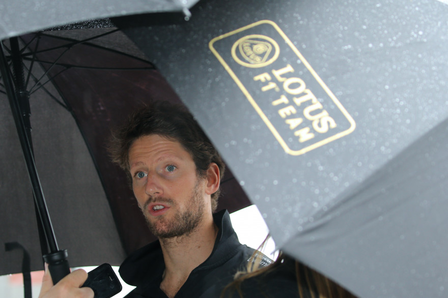 Romain Grosjean en septembre 2015