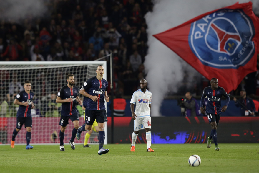 PSG-OM lors de la 9e journée de L1 le 4 octobre 2015