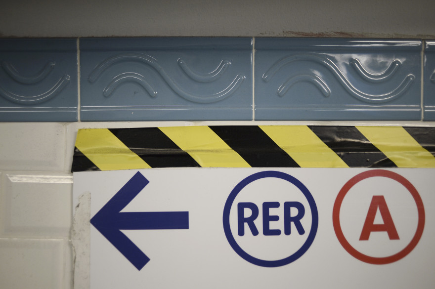 Le RER A (illustration)