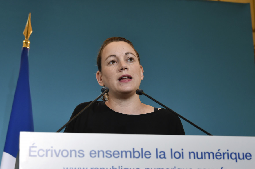 La secrétaire d'État chargée du Numérique Axelle Lemaire