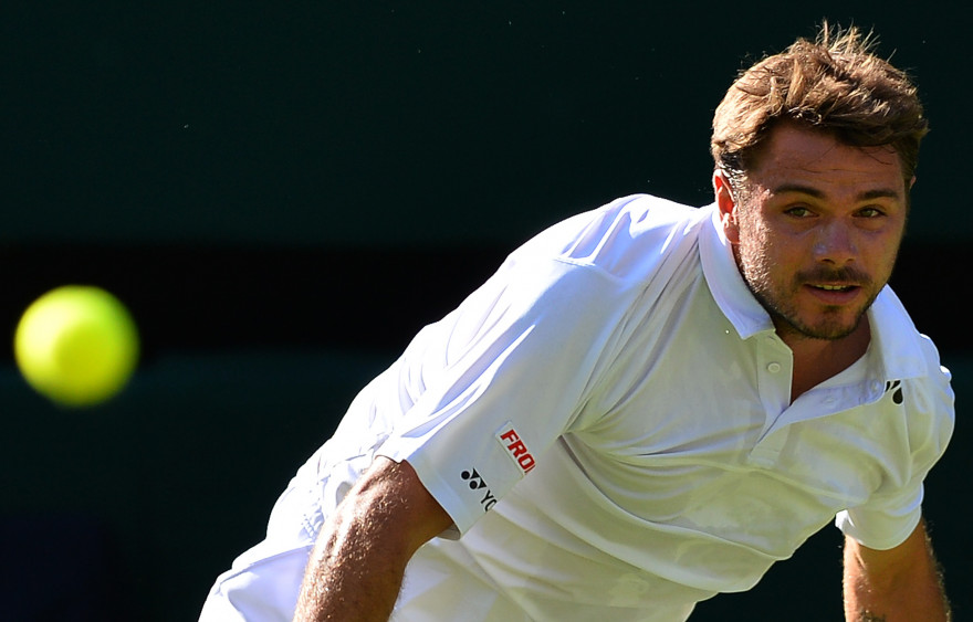 Stan Wawrinka à Wimbledon le 29 juin 2015 (archives)