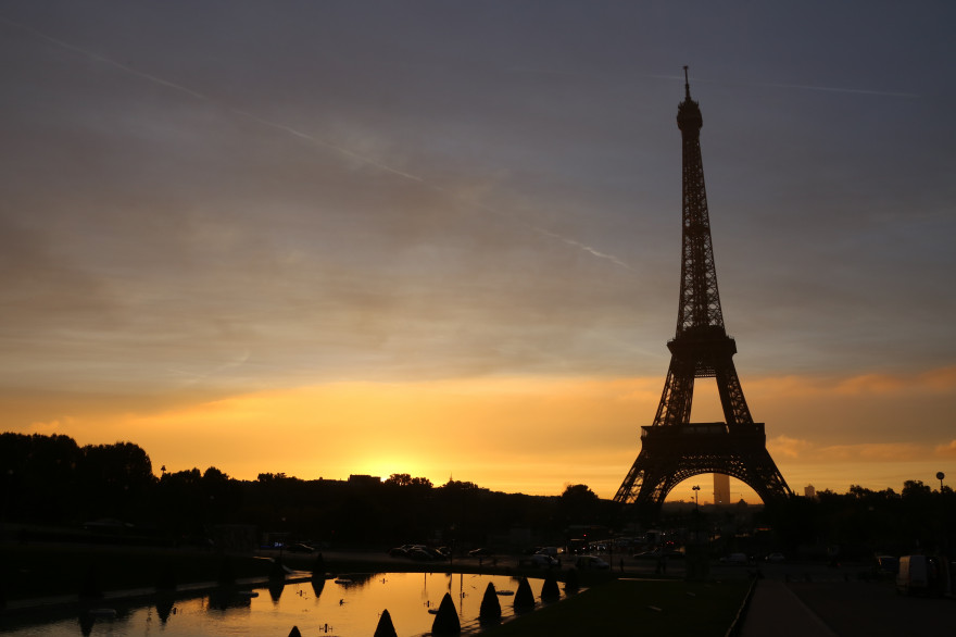 La Tour Eiffel photographiée le 21 octobre 2015