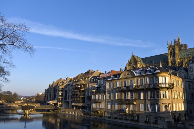 La ville de Metz photographiée le 6 février 2012