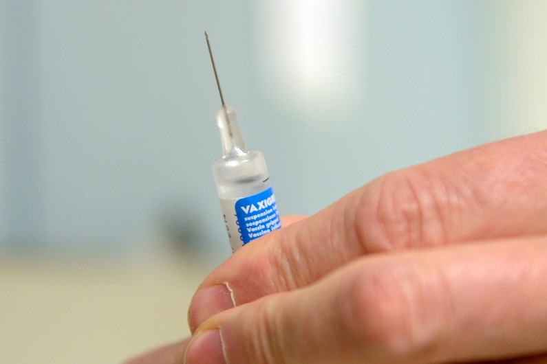 Un vaccin contre la grippe à l'Institut Pasteur à Lille (illustration).