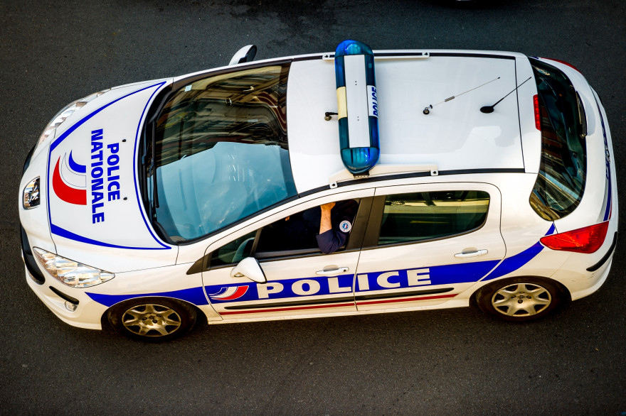 Une voiture de police (Illustration).