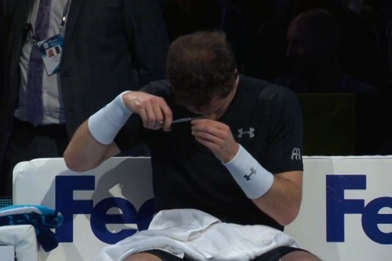 Andy Murray mercredi 18 novembre 2015 à Londres