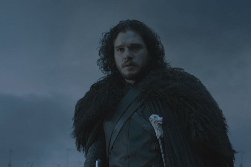 Kit Harington incarnant Jon Snow dans la série "Game of Thrones"