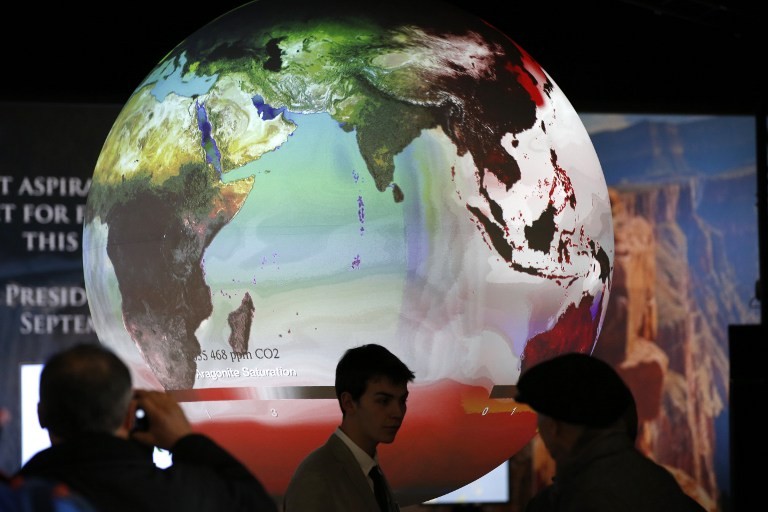 Stand à la COP21 au Bourget (illustration)