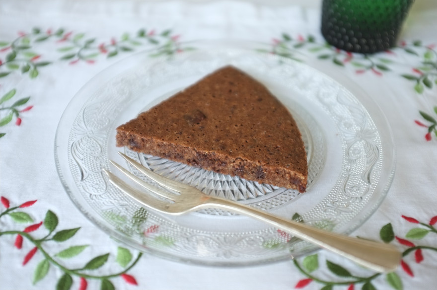 Cuisiner rapidement la tarte sans gluten noisette, chocolat, orange.