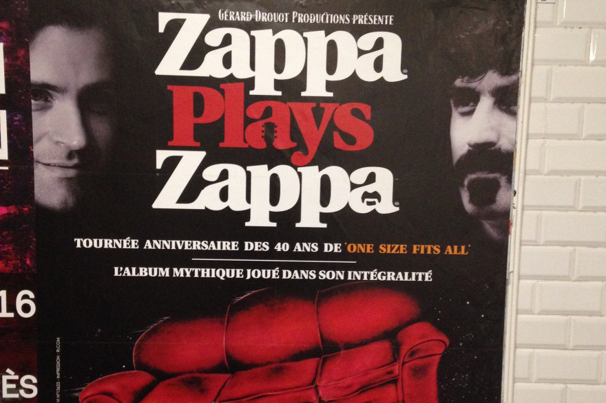 Visuel tournée Zappa plays Zappa