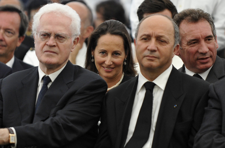 Lionel Jospin et Laurent Fabius à Fort-de-France en 2008