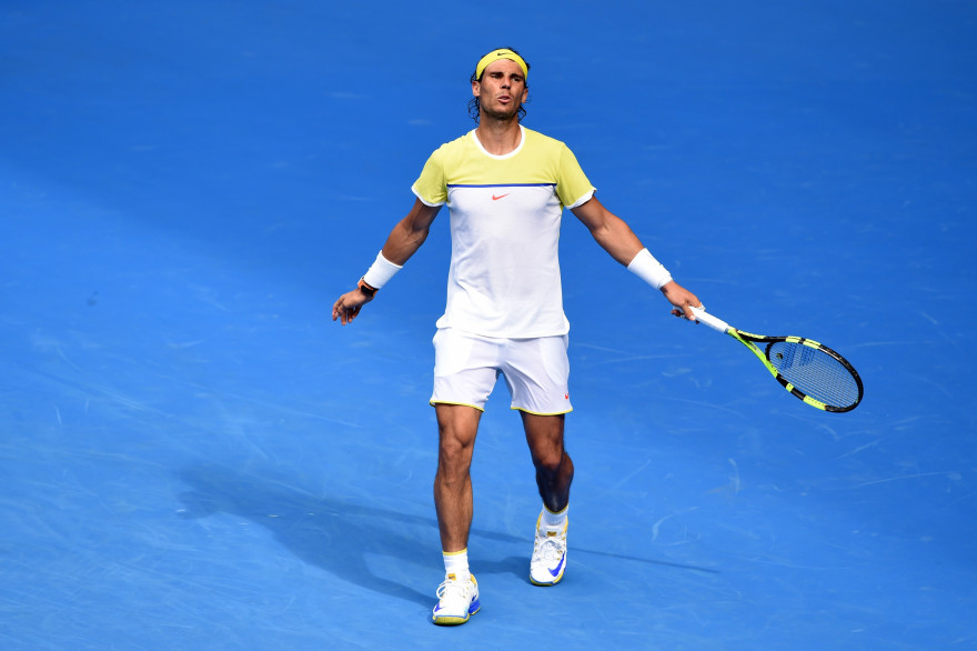 Rafael Nadal mardi 19 janvier 2016 à Melbourne