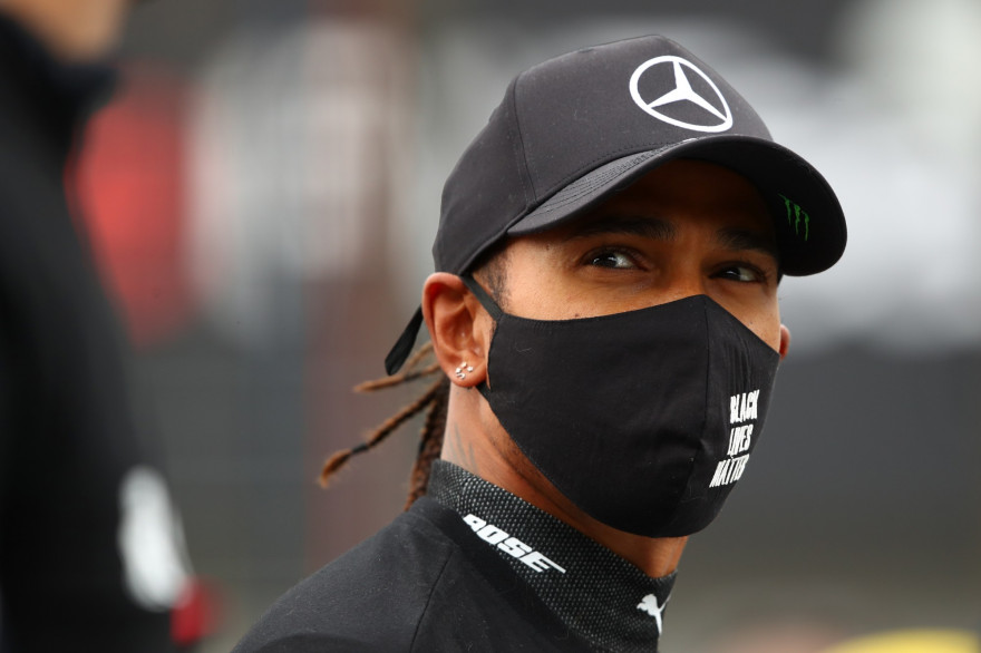 Lewis Hamilton à Nürburg, en Allemagne, le 11 octobre 2020