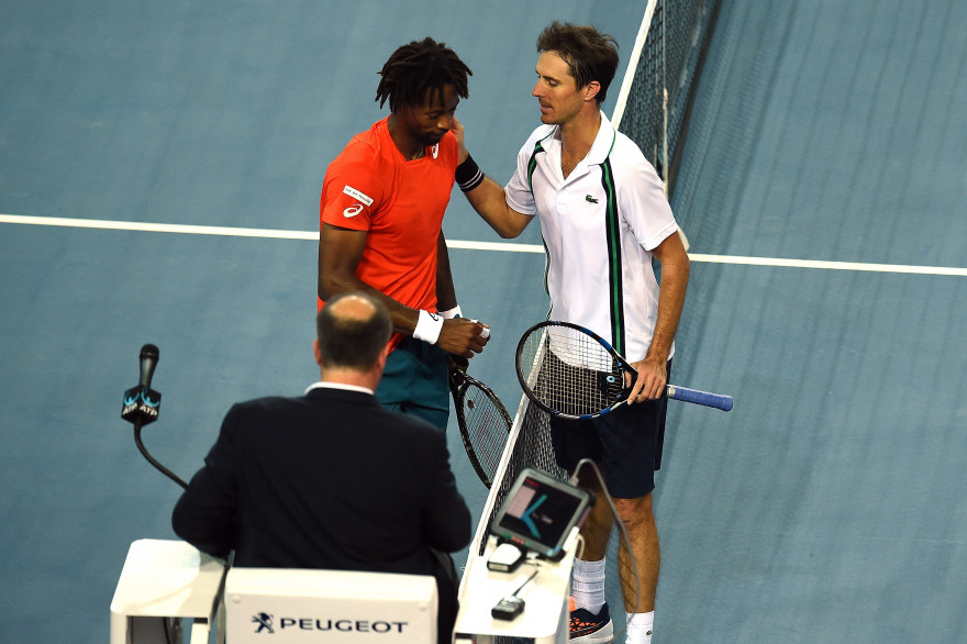 Gaël Monfils a été battu par Édouard Roger-Vasselin mercredi 3 février