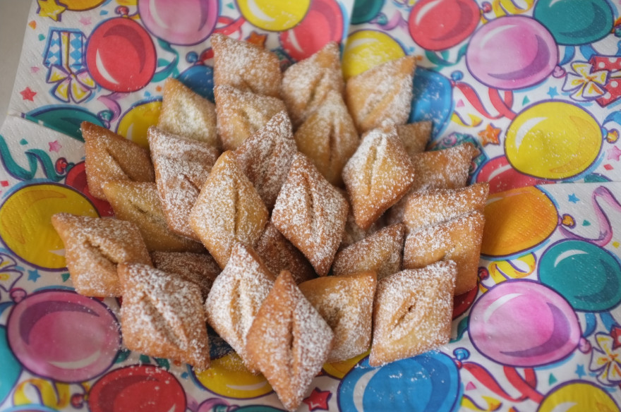 Recette sans gluten de "Merveilles "pour Mardi Gras