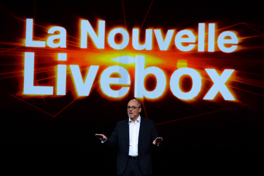 Stéphane Richard a présenté la nouvelle Livebox au Carrousel du Louvre mercredi 16 mars 2016
