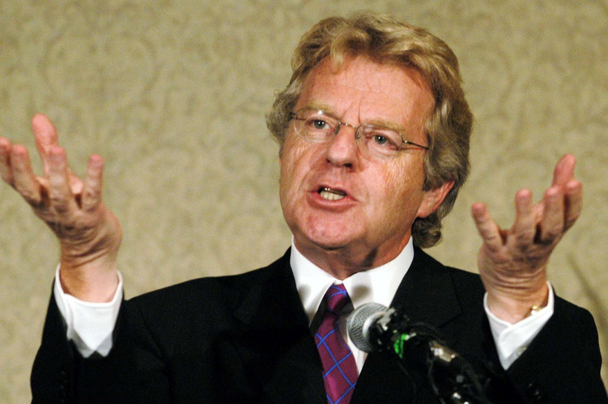 Jerry Springer, animateur de l'émission télévisée "Jerry Springer Show"