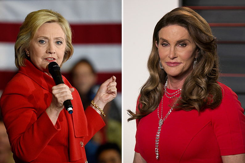 Hillary Clinton et Caitlyn Jenner