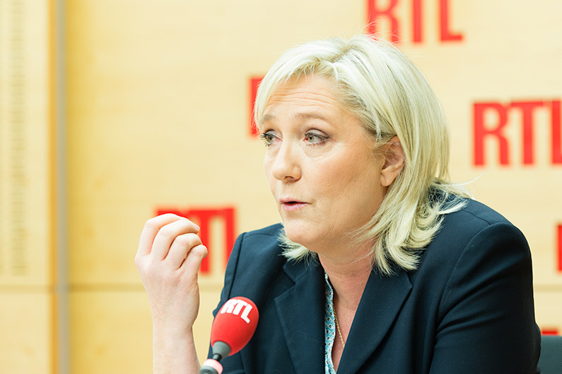 Marine Le Pen, invitée de RTL le 17 mars 2016