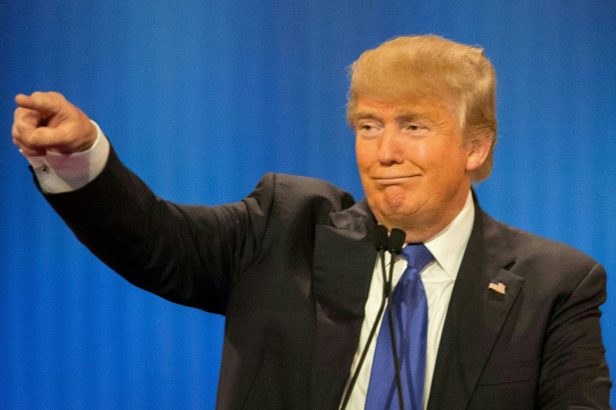 Donald Trump lors du débat organisé par "Fox News" le 3 mars 2016