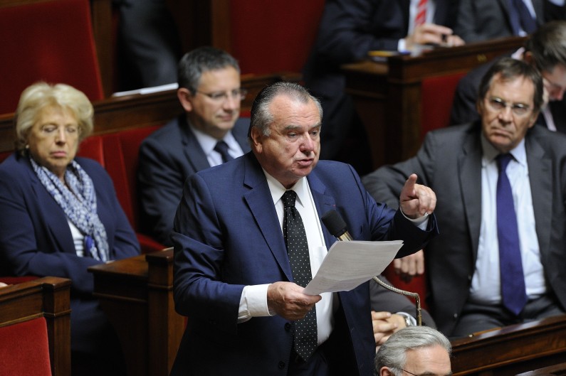 Le député Alain Marsaud à l'Assemblée nationale.