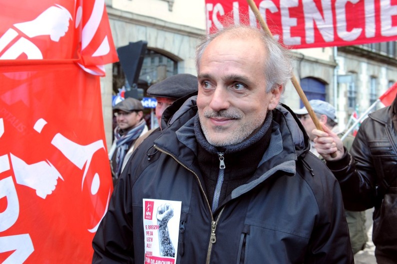 Philippe Poutou est candidat à la présidentielle de 2017 pour le Nouveau parti anticapitaliste.