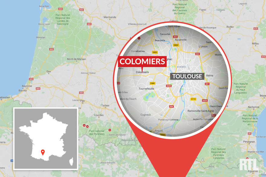 La ville de Colomiers, près de Toulouse (31).