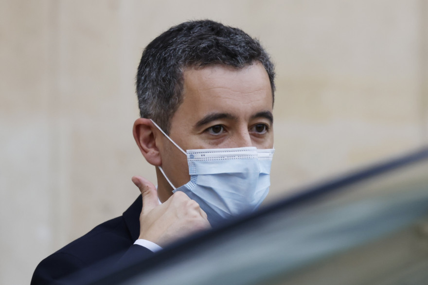 Le ministre de l'Intérieur, Gérald Darmanin, à l'Élysée le 2 décembre 2020.
