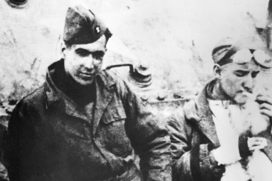 Le brigadier Valéry Giscard d'Estaing, ici en 1945