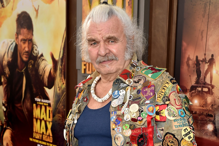L'acteur Hugh Keays-Byrne lors de l'avant-première de "Mad Max : Fury Road" en 2015