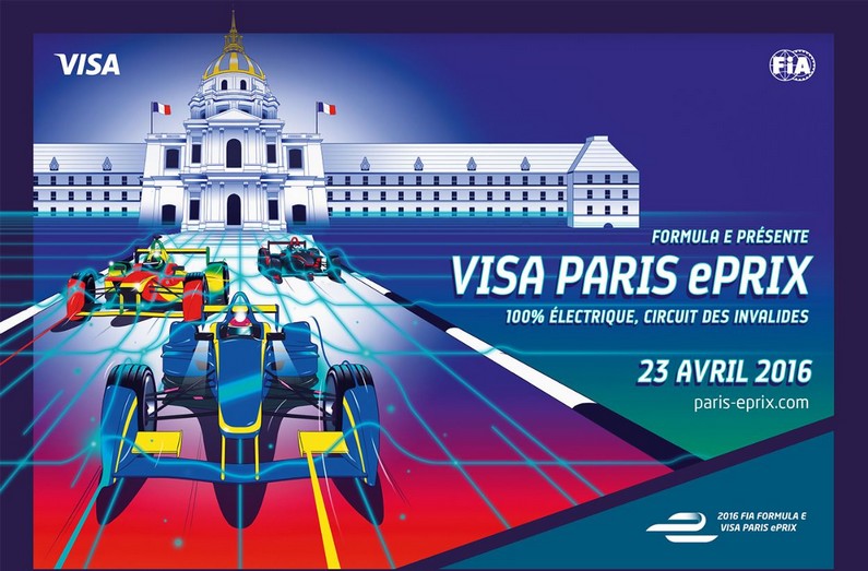 L'affiche du Visa Paris ePrix 2016