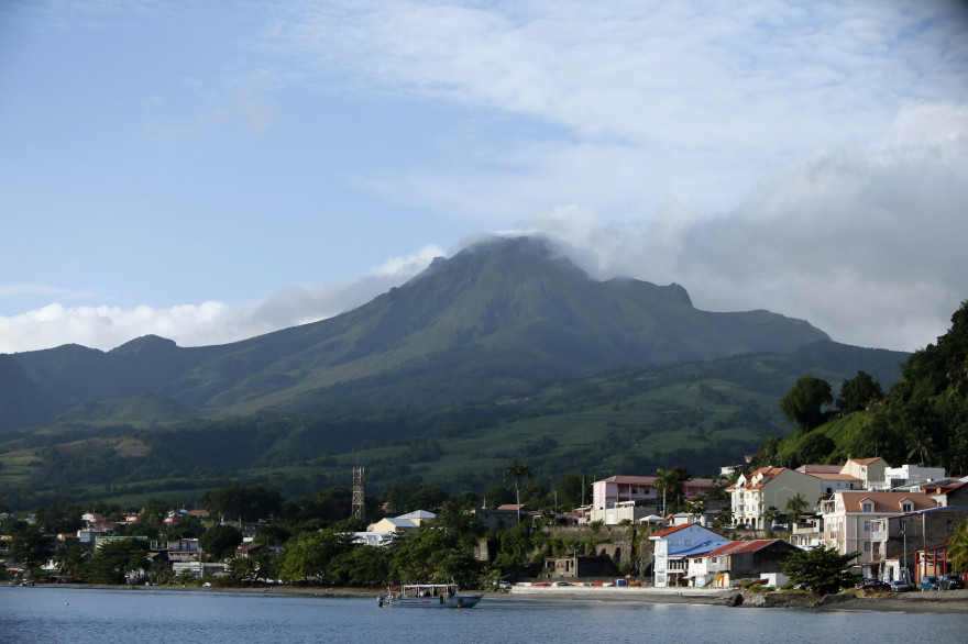 Le volcan de la Montagne Pelée, en Martinique