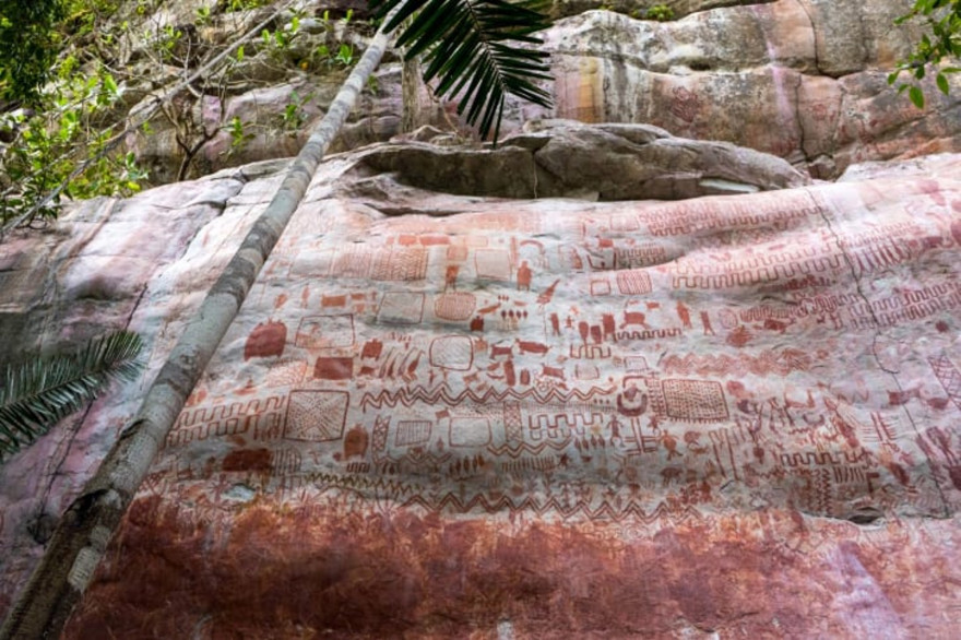 Une fresque vieille de 12.500 découverte en Amazonie