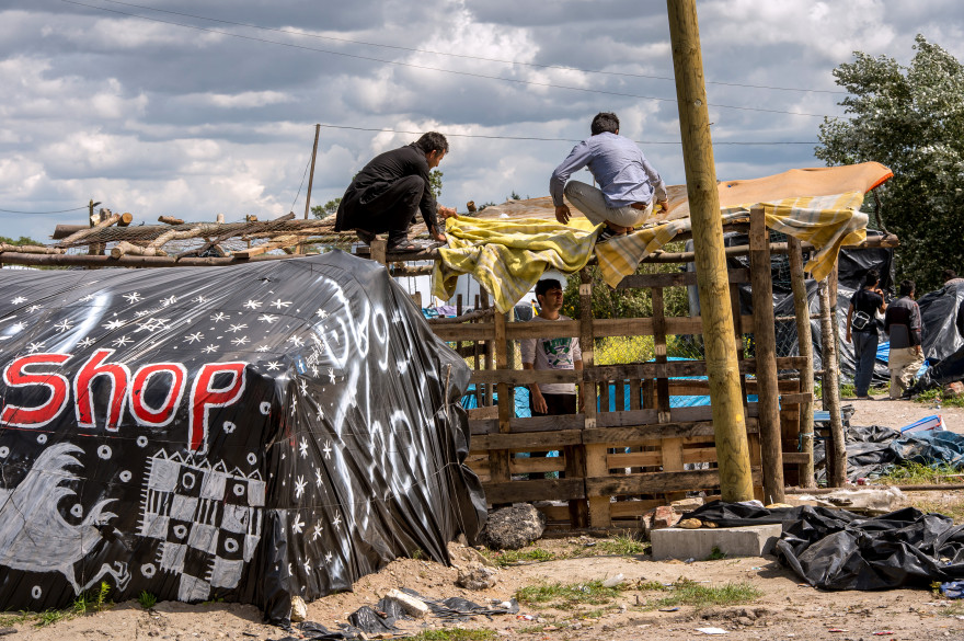 Entre 3.500 et 5.000 réfugiés vivent actuellement dans la "jungle" de Calais.