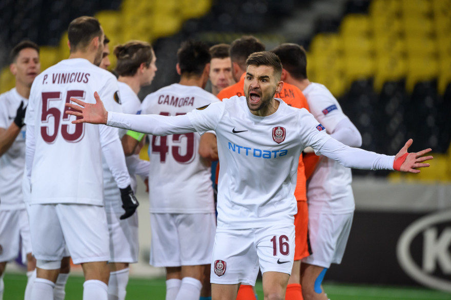Mateo Susic durant le match Young Boys-Cluj (2-1) le 10 décembre 2020.