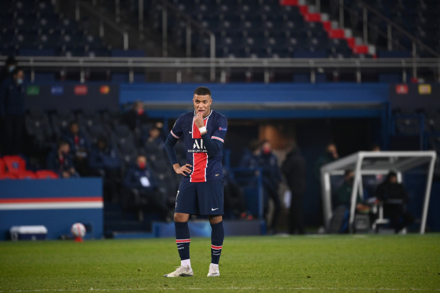 Kylian Mbappé au Parc des Princes le 9 décembre 2020