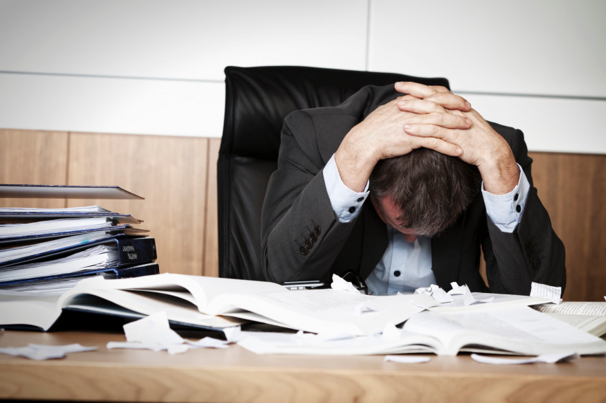 Le burn-out au travail (illustration)