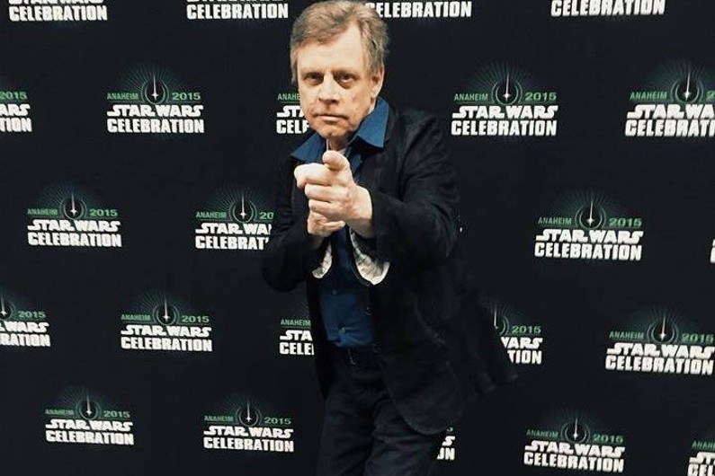 Mak Hamill lors de la Star Wars Celebration en 2015