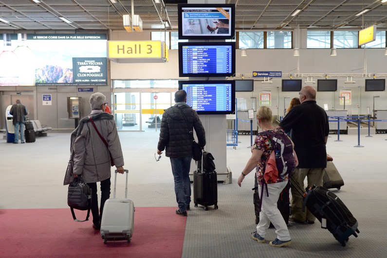 L'intérieur de l'aéroport de Roissy (Illustration)